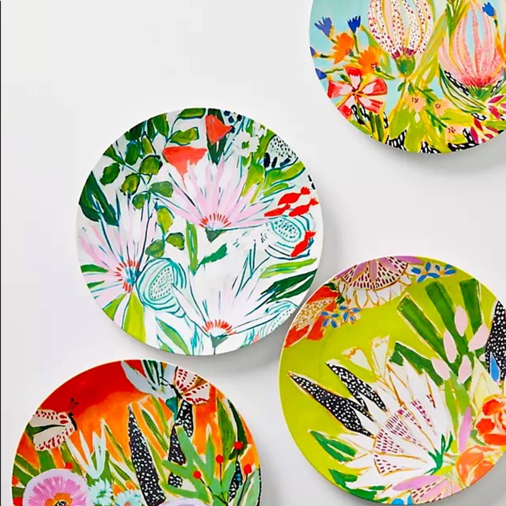 ISO Anthro Lulie Wallace melamine dinner plates